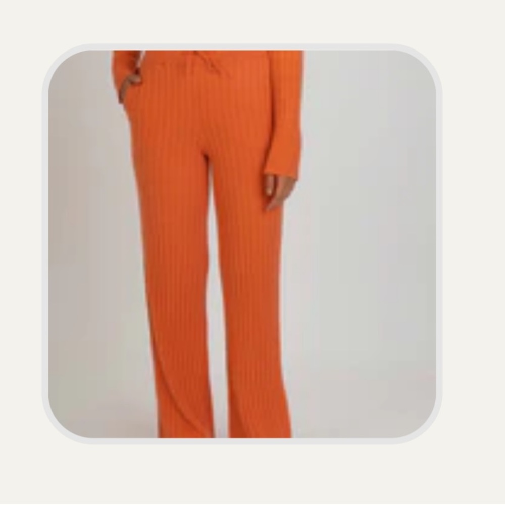 Gobi Cashmere Rib Knit Cashmere Pants